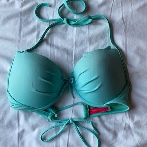 Light Blue Victoria’s Secret Bikini Top 34D pushup